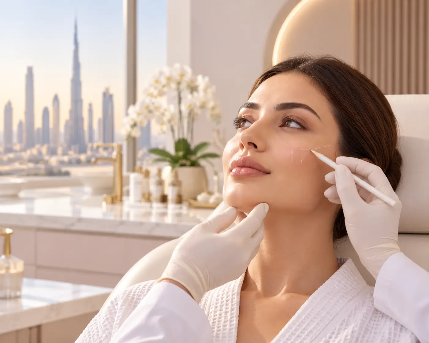 Aesthetic consultation and treatment